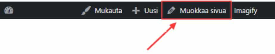 Sivun muokkaaminen 2